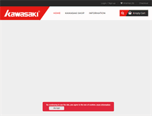 Tablet Screenshot of kawasaki-badminton.com